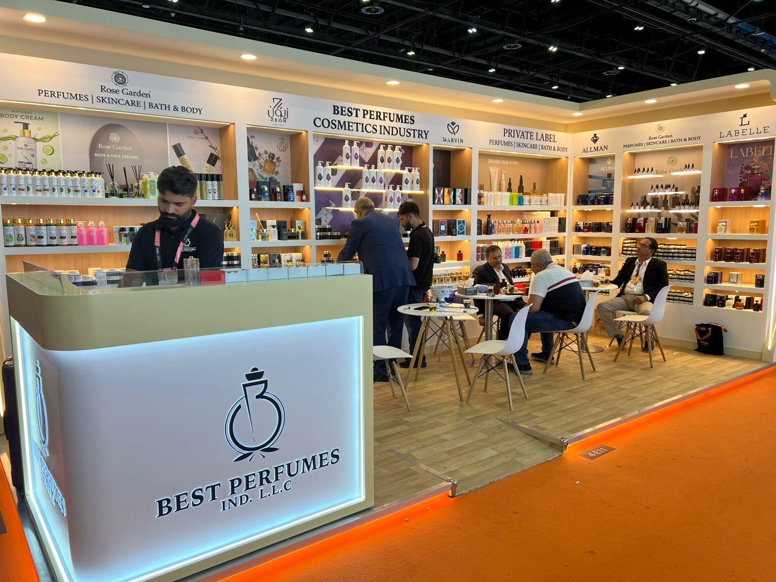 Meeting visitors at Beautyworld Middle East 2025